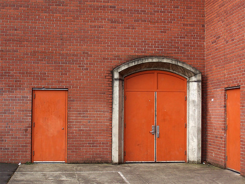 Orange Doors