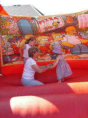 Bouncy Castle with Nanny 1