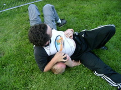 Greg and Chris wrestling3