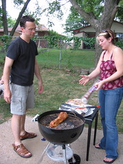 geoff and I grillin'