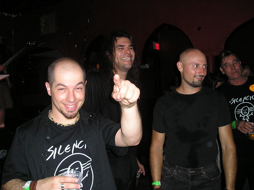 Silencio, excited after their set
