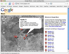 Screenshot of Google Moon