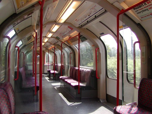 Central Line Train Near Epping
