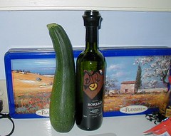 zucchini and wine