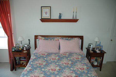 Bed - with the old linens