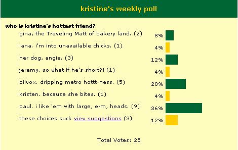 weekly poll #3