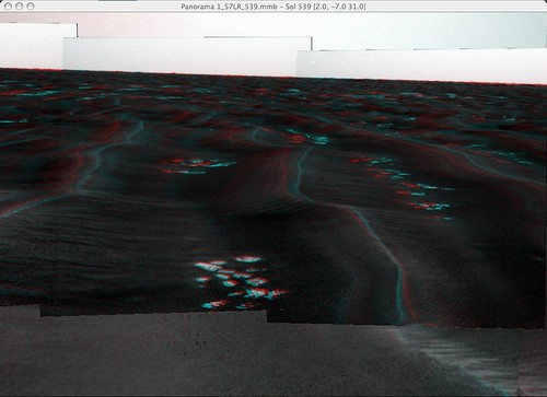Opportunity Sol 539 Anaglyph