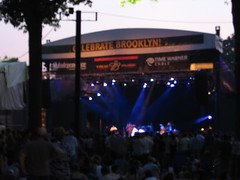 The Prospect Park bandshell & stage.