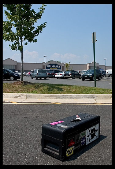 Tool box in Wal Mart Parking lot