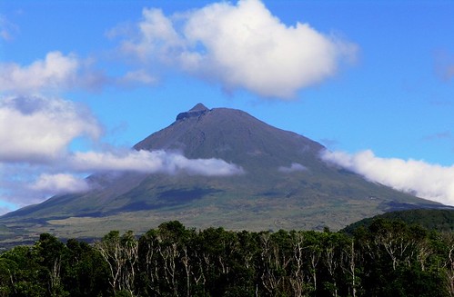 A montanha do Pico na tarde do dia 5 de Agosto