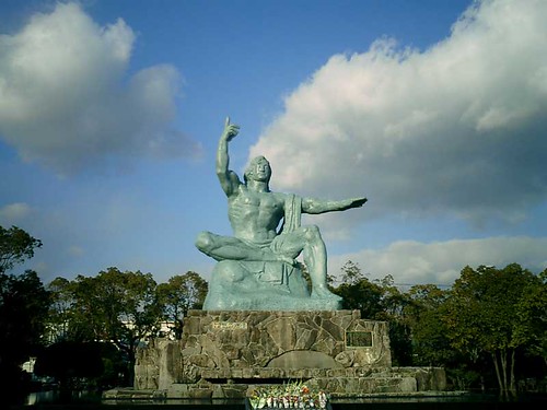 Nagasaki - Peace Park Statue near the Atomic Bomb Museum