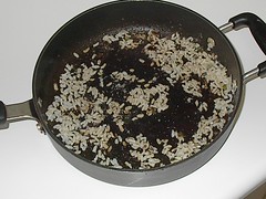 burnt rice
