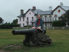 Sitting on cannons