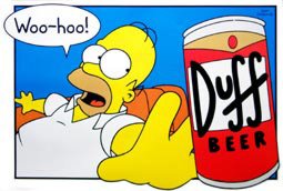 Homer & Duff beer